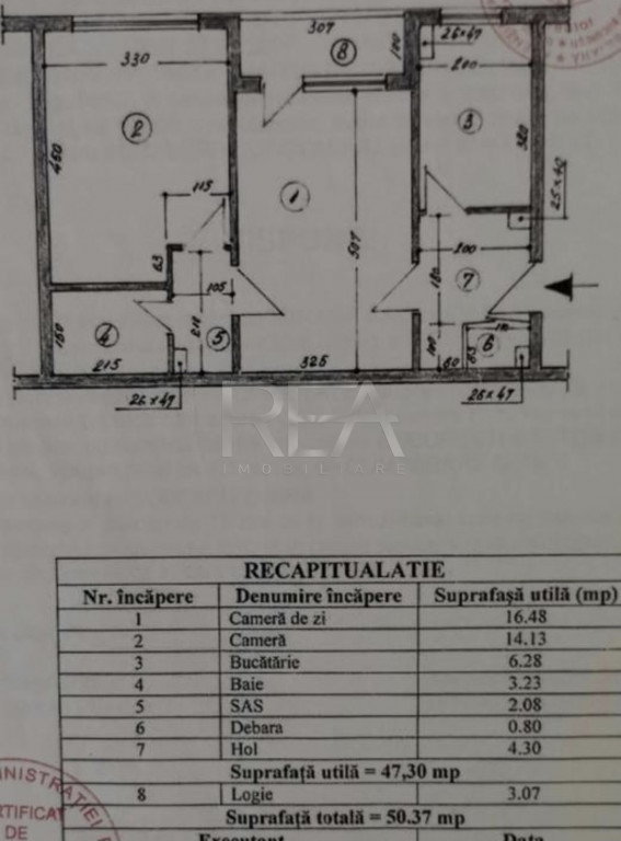 2 camere, 6/10, anvelopat ,51 mp,-Gorjului