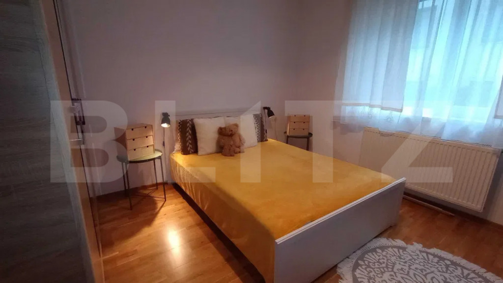 Aparatment 4 camare, semidecomandat, cu gradina de 144 mp, E