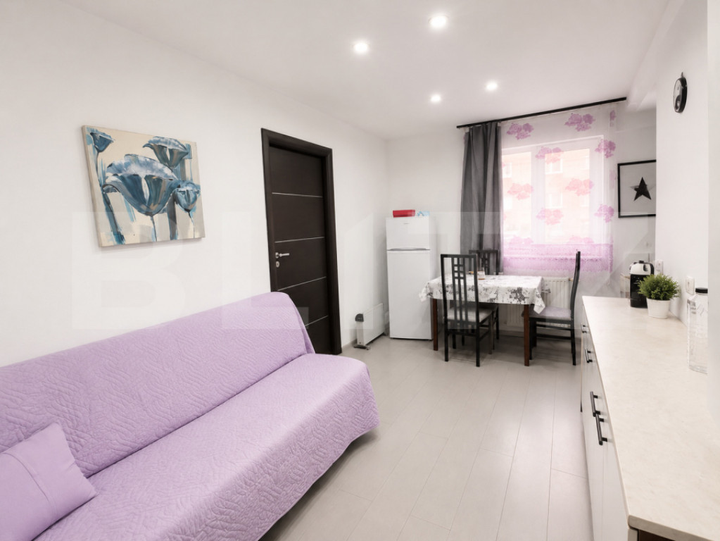 Apartament 2 camere, parter, mobilat complet, lângă Pieton