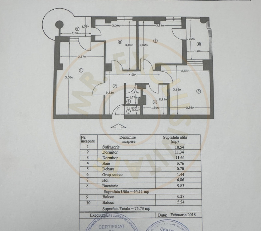 Apartament 3 camere – ultracentral Pitești | renovat comp