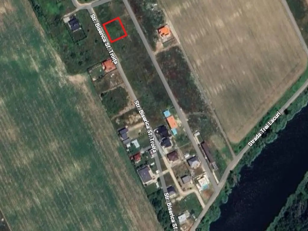 Teren intravilan Balotesti marginal cu Corbeanca, 540mp.