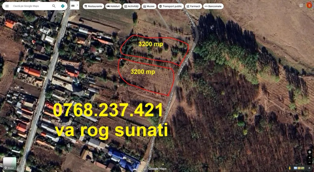 Teren Intravilan in Nanov pret Negociabil 6400mp