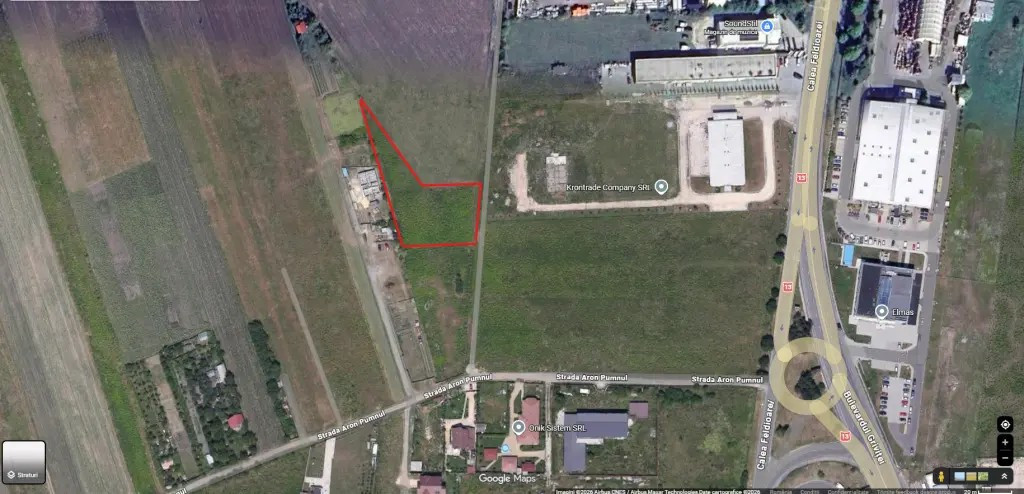 Teren 2622 mp in Brasov (str. Aron Pumnul)