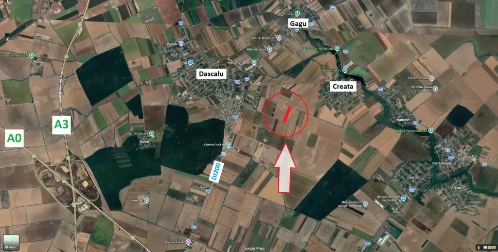 Teren intravilan de vanzare 22715mp