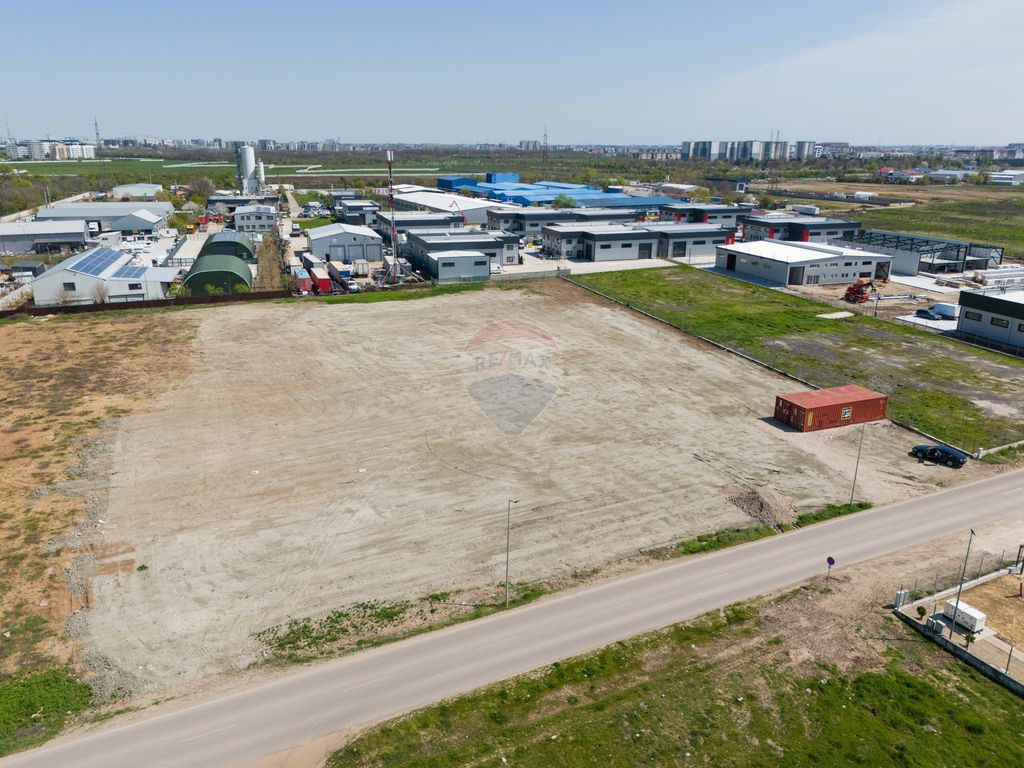 Teren 10.000 mp Domnești - Centura București - Betonare...