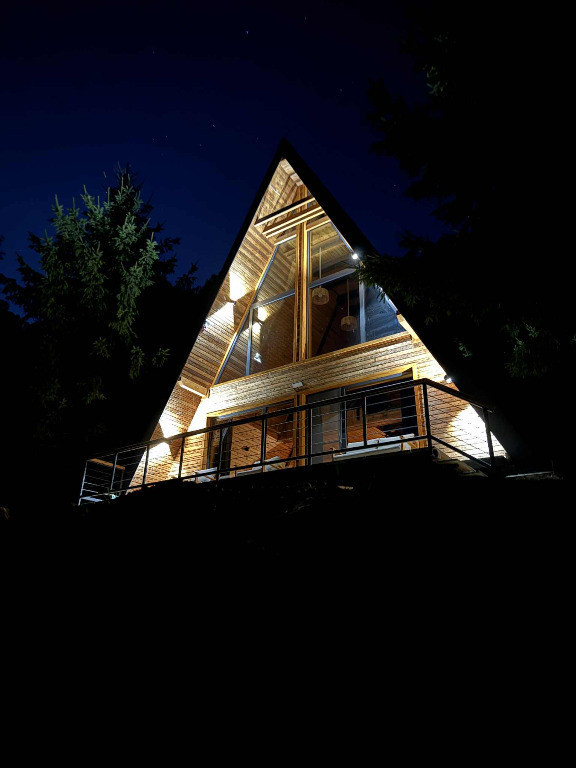 Cabana A-Frame langa Bran