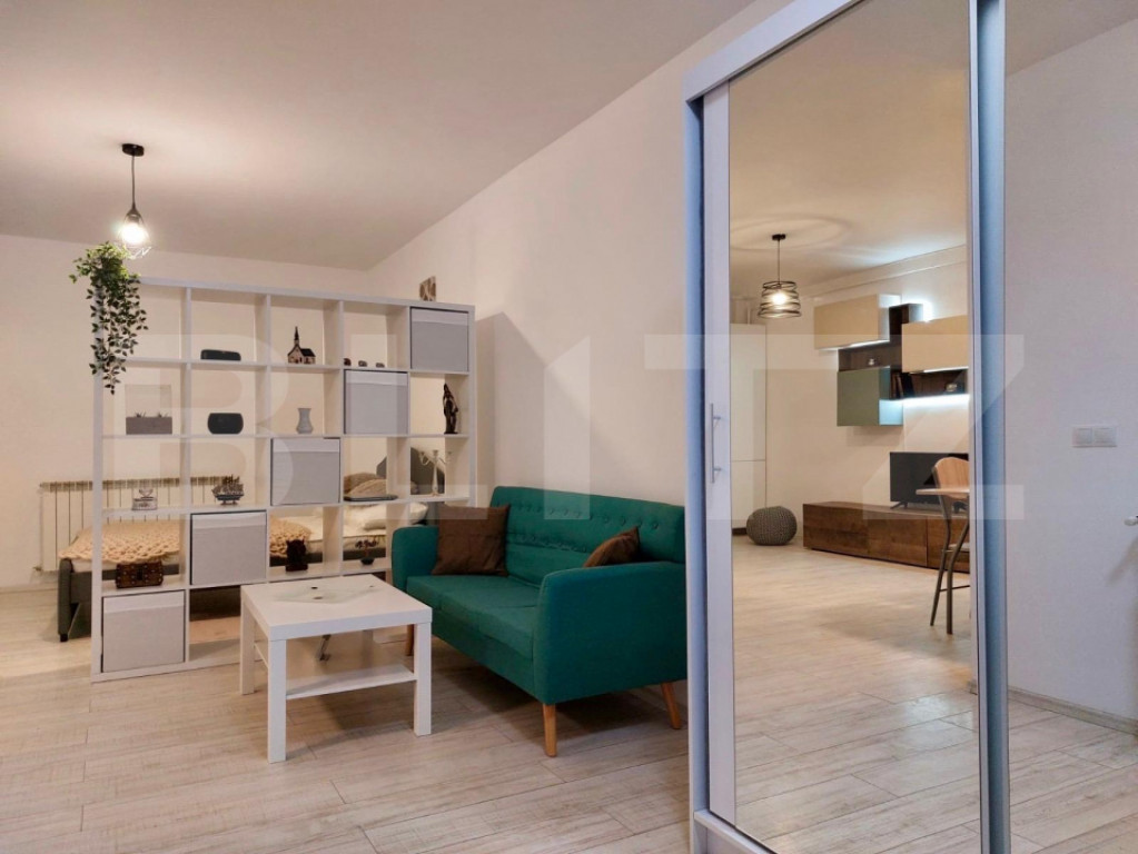 Apartament modern tip studio, 44 mp, parcare, zona Andrei Mu