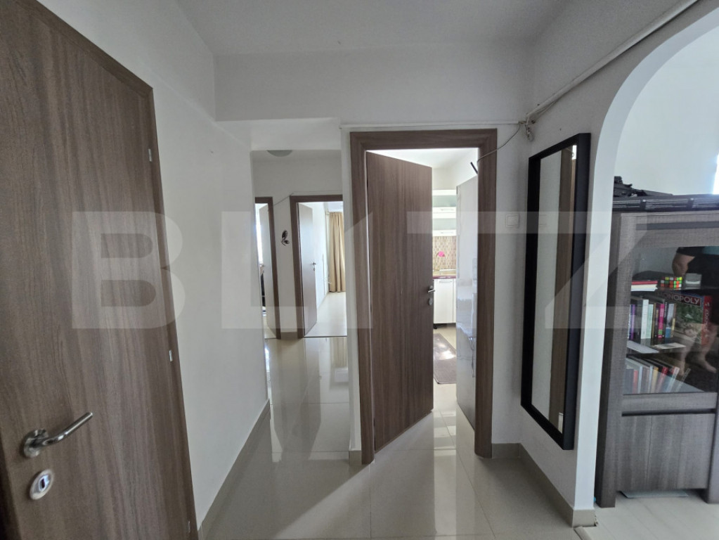 Apartament 3 camere, bloc PP, 62 mp, renovat, mobilat, zona