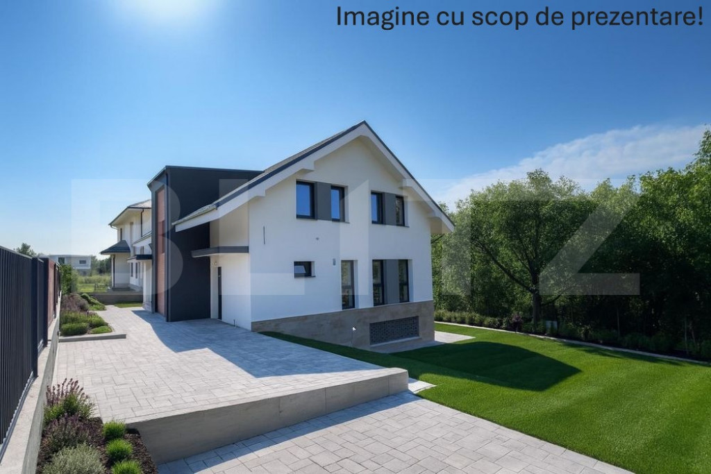 Casă Premium Individuală – Chinteni, 215 mp utili, teren
