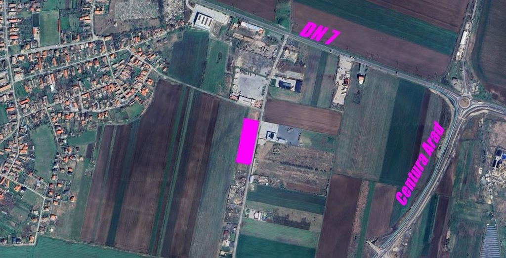 Teren cu acces DN7 și A1, ideal pentru dezvoltări indus...