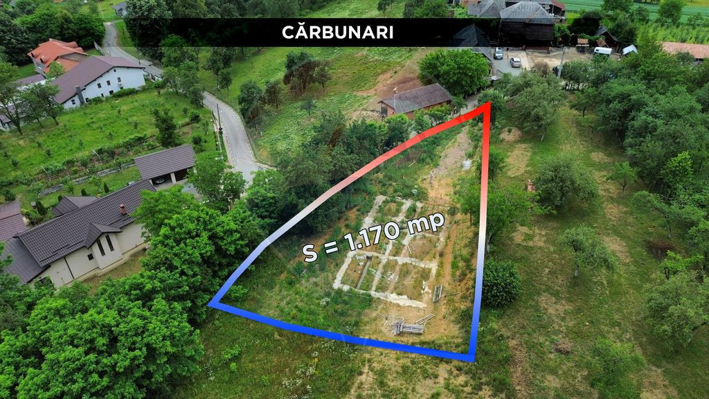 Carbunari Vanzare teren cu fundatie, proiect de casa si r...
