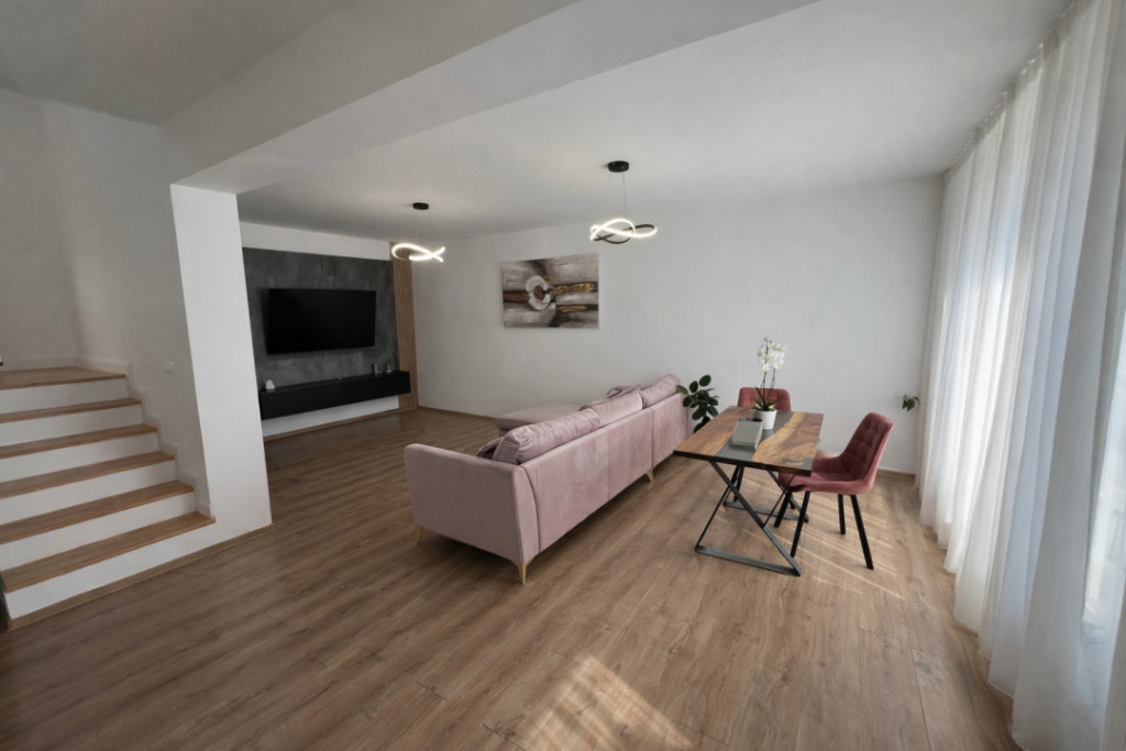 Vila cocheta 180 mp construiti, 340mp teren mobilata utilata