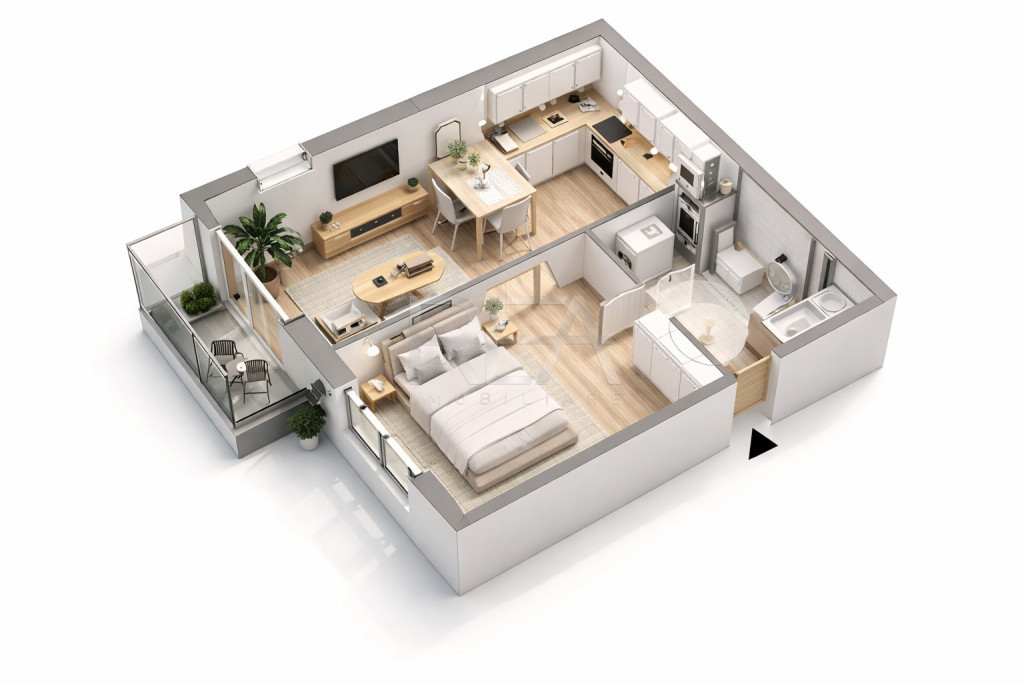 Apartament 2 camere, Ferdinand