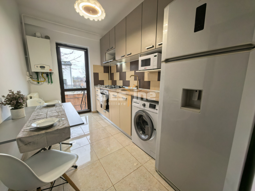 Apartament 3 camere 66 mp mobilat cu gradina și loc parcare