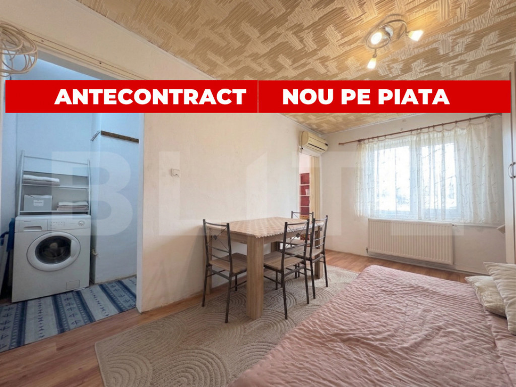Garsonieră etaj 2/4, 22 mp, zona Elisabetin