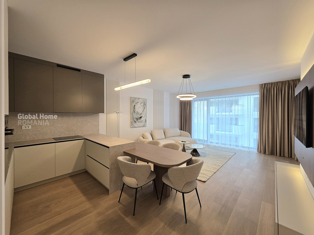 First Rent - Designer Finishes | 2 Rooms + Parking | Pipera