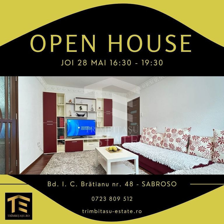 Apartament 2 camere | Bratianu-Sabroso | mobilat utilat |...