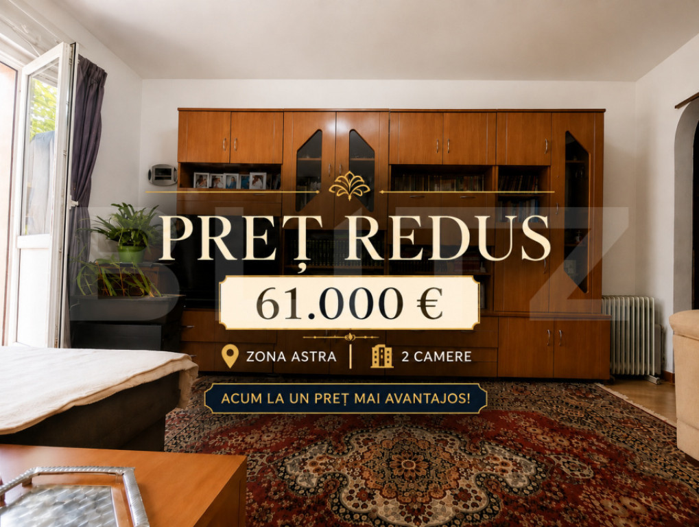 Apartament 2 camere, 31 mp - Astra