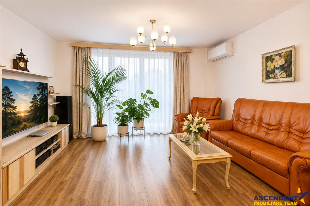 Apartament pe 75mp, echipat, cu terasa, boxa si parcare, Uno