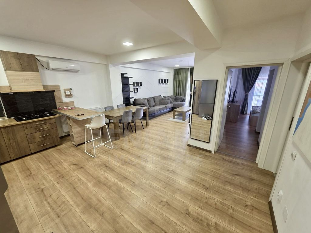 2 camere - mobilat - utilat - parter - centrala - AC - Bo...
