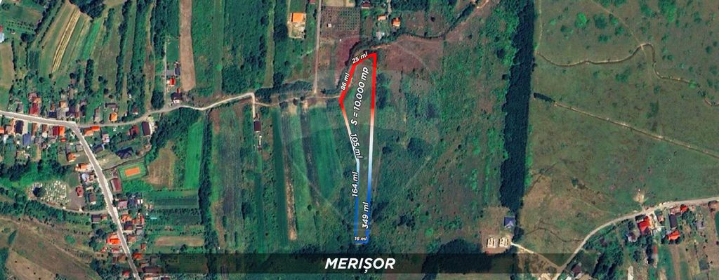 Teren intravilan de vânzare – Merișor, jud. Maramureș