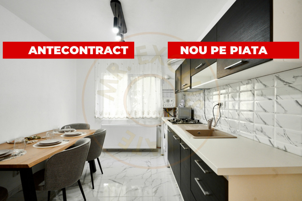 Apartament Gavana, 3 camere, etaj 1, renovat recent , zona P