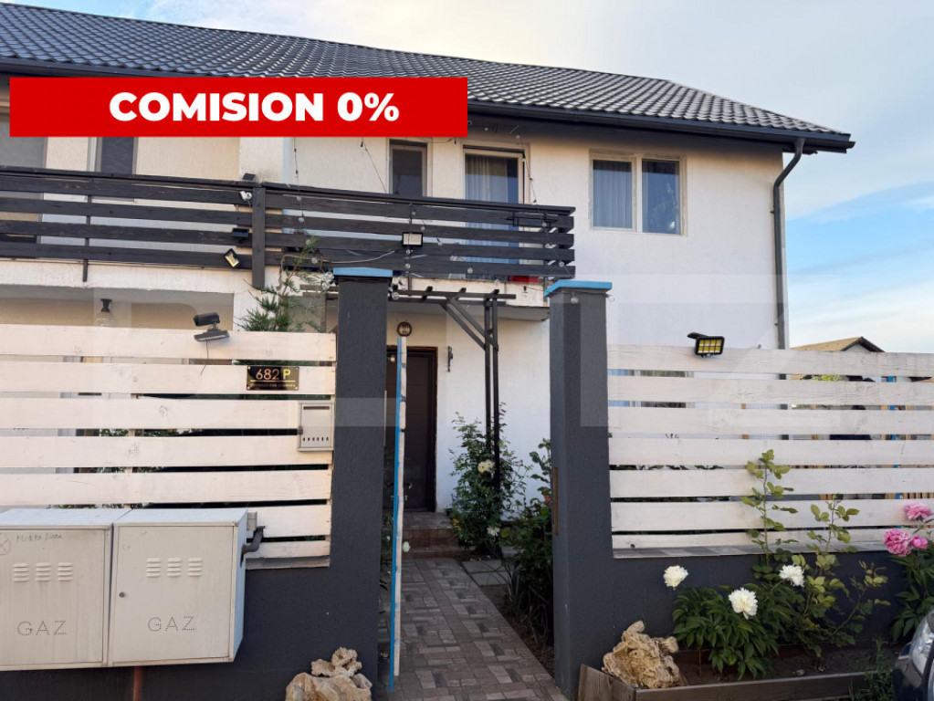 Casă DUPLEX modernă, cu 3 dormitoare și teren de 200 mp ?