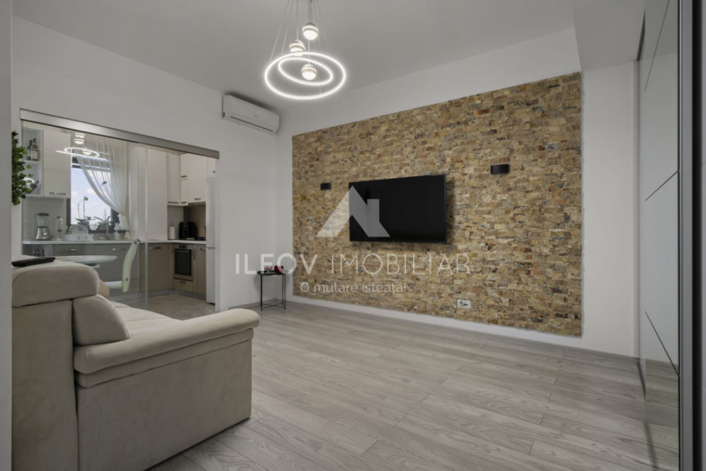 Apartament 2 camere, utilat si mobilat, loc parcare