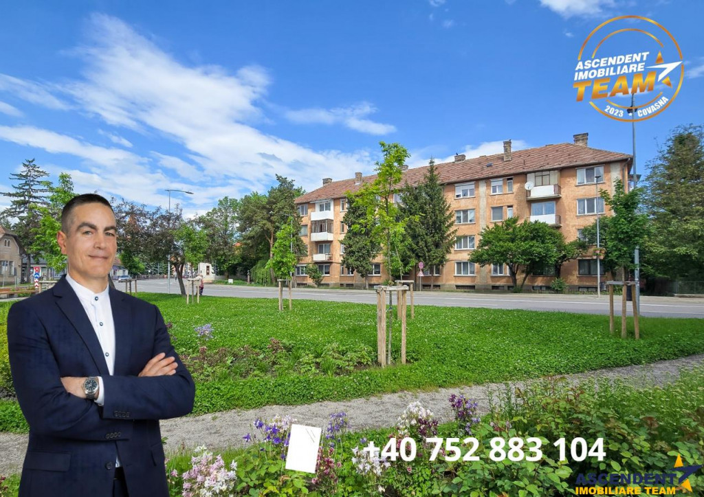 Zona ultracentrala, 2 camere decomandate, cu beci si garaj,