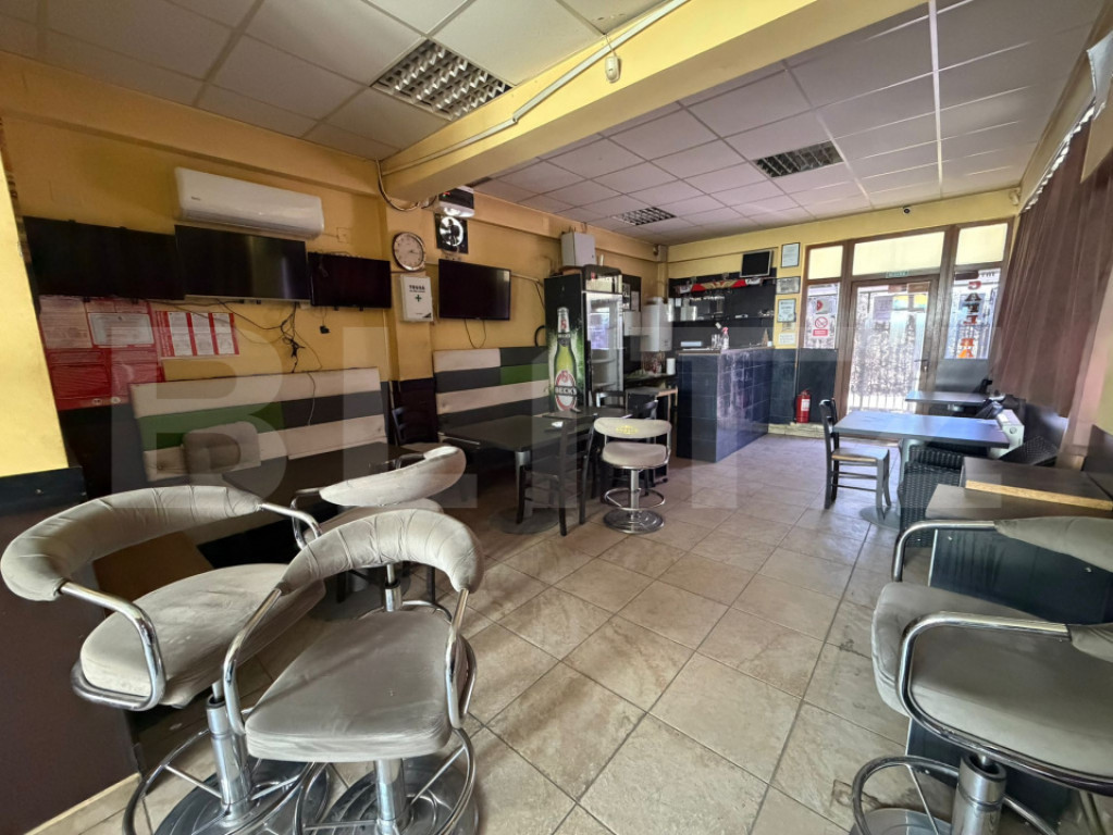 Spatiu comercial cu potential, 50 mp, vad ideal, terasa, zon
