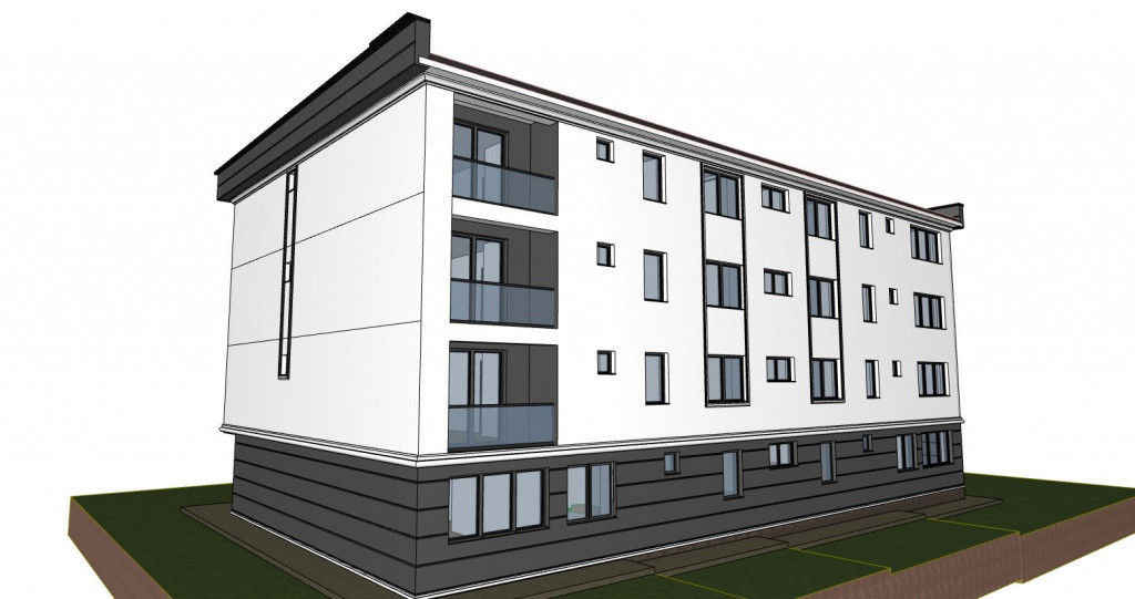 Bloc nou!!!Apartament cu 2 camere, total decomandat, 56.7mp