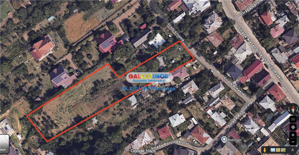 Exclusivitate: Teren Intravilan 3.862 mp. municipiul Botosan