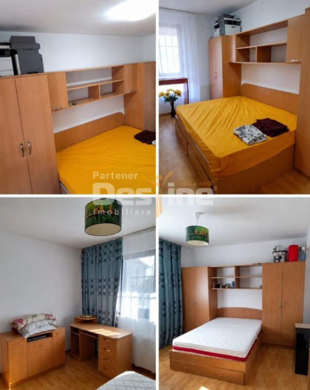 APARTAMENT 3 CAMERE 60mp, DECOMANDAT, curte 50mp, parcare, P