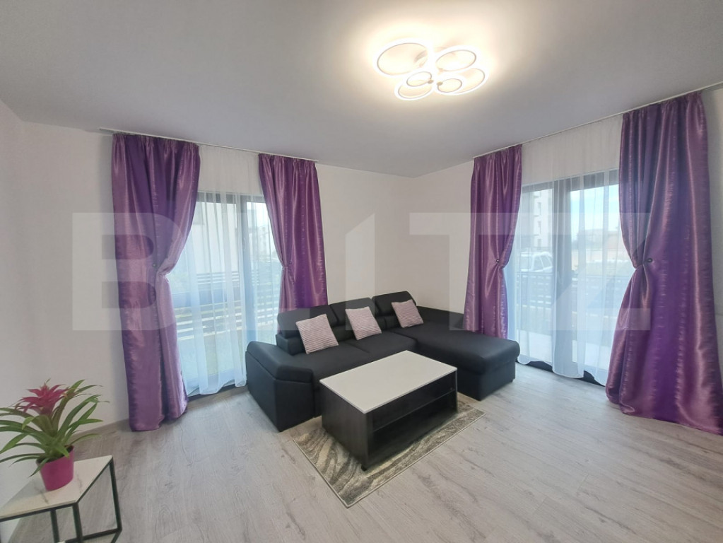 Apartament 2 camere cu grădină proprie și parcare inclus?
