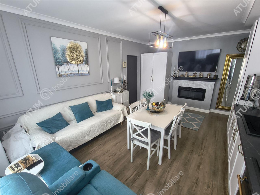 Apartament spatios 2 camere decomandate 2 balcoane si 2 bai