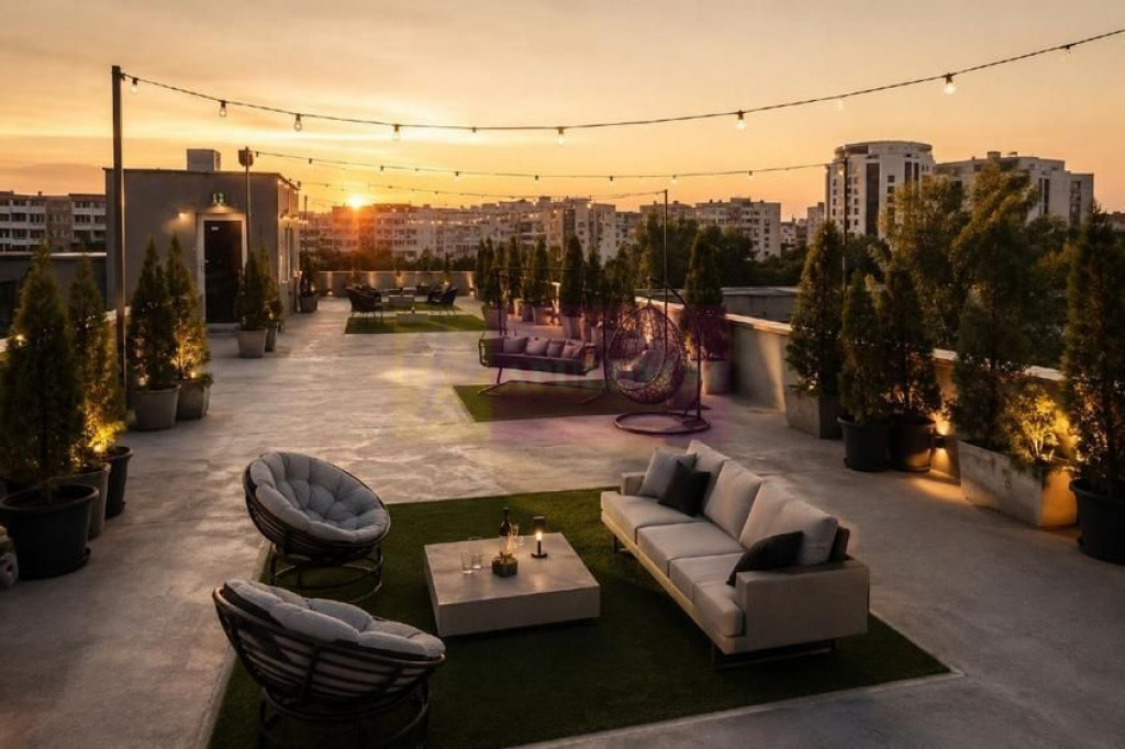 Unirii-Camera de Comert, Rooftop-Penthouse scara privata-...