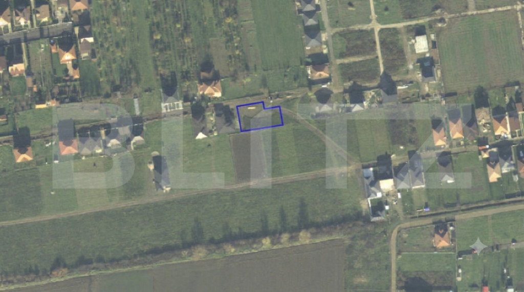 Teren intravilan, 847 mp, front generos de 24 m, zona Paules