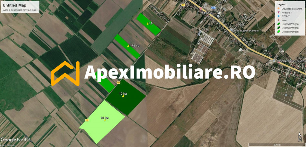 Terenuri de vanzare Intravilane Tartasesti | ApexImobiliare.