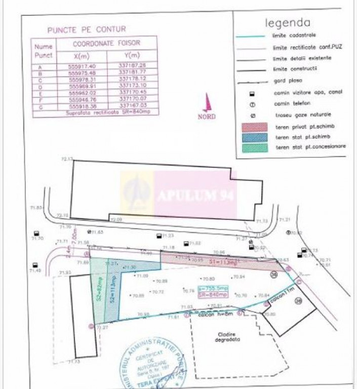 Teren Ultracentral Piata Unirii, regim inaltime 13m+1retras