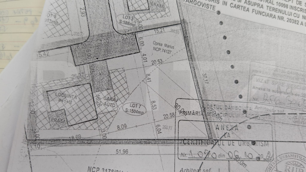 Teren intravilan 1504 mp – Priseaca | Zonă de case | Toat