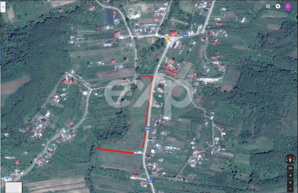 Teren intravilan 21.000 mp de vânzare – Suseni, Comuna Bo