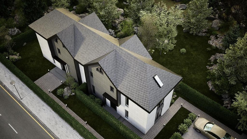 Vila 5cam-indiv la calcan-perete propriu/centru Popesti L...