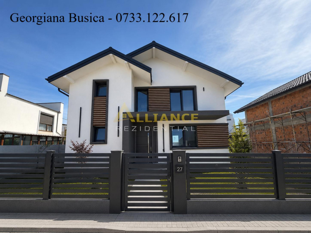 Vila individuala P M || 5 camere 2 bai || 260mp teren