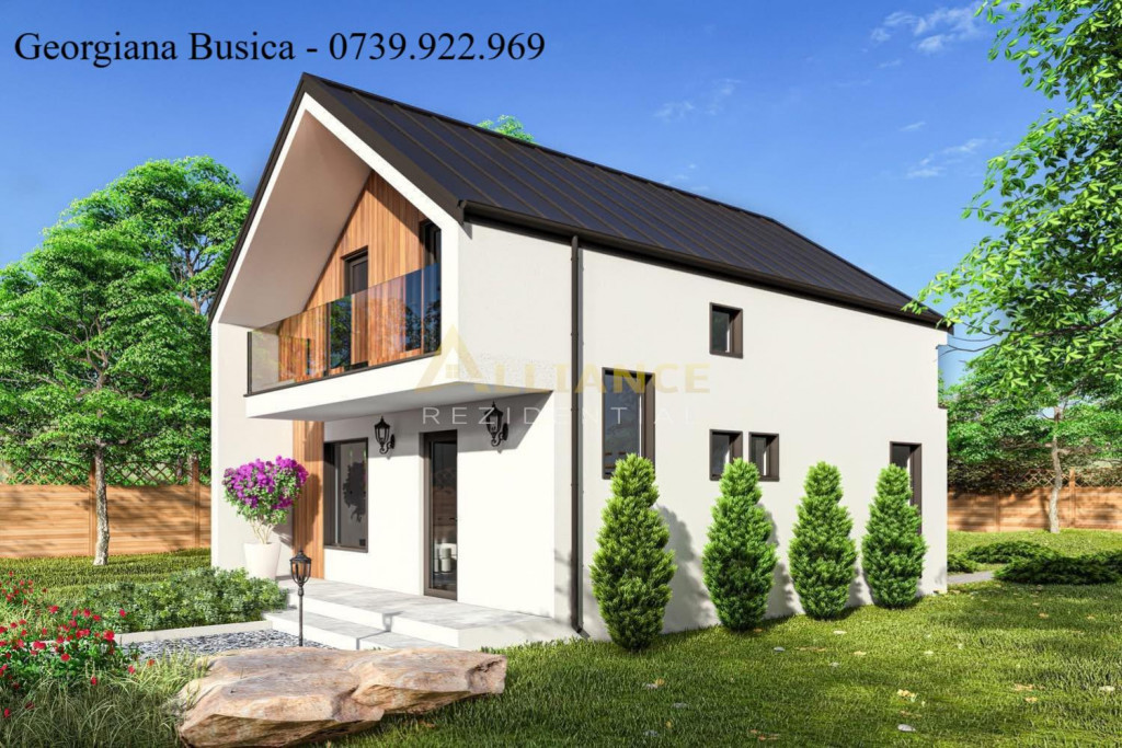 Casa individuala P 1E || 4 camere 2 bai || teren 300mp || St
