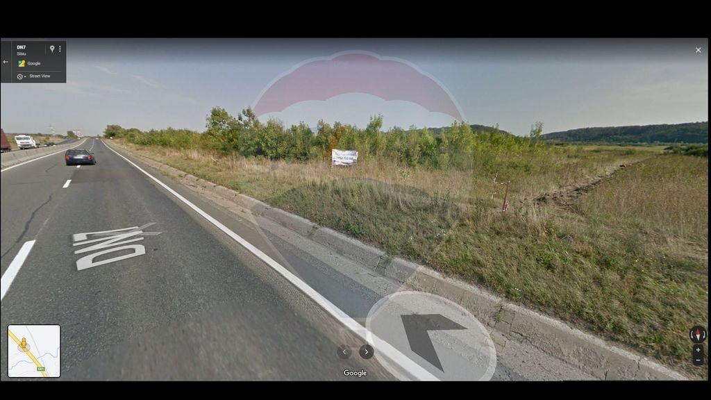 Teren extravilan de 2.400 mp cu deschidere directă la DN...