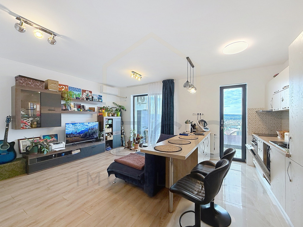 2 camere, 55 mp, terasa, view panoramic, parcare, A.Muresanu