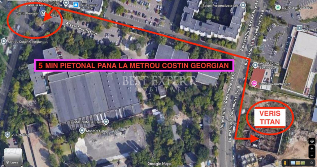 Garsonieră modernă | Bloc 2025 | 5 min metrou Costin Georg