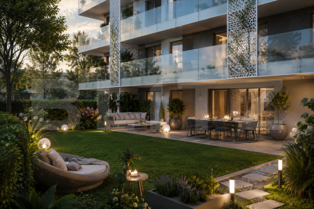 Apartament exclusivist 2 camere cu gradina / Ansamblu Nou /