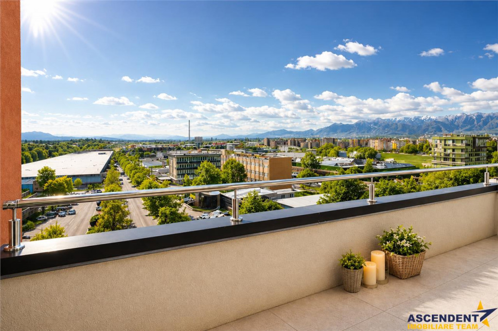 Pe 2 niveluri, Penthouse modern la bulevard, parcare, boxa,