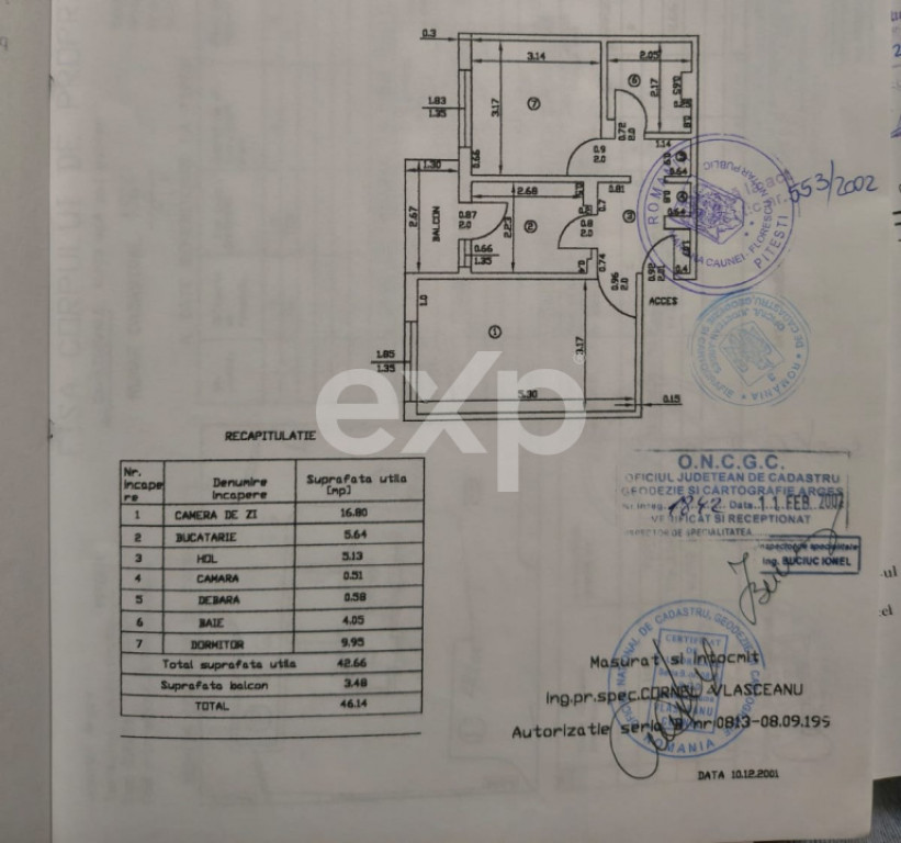 APARTAMENT 2 CAMERE TRIVALE COMPLEX 2 PARTER